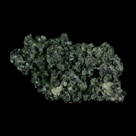 4.3" Rough Dark Green Prehnite Crystal Mineral Specimen Location Imilchil, Morocco