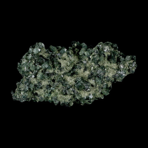 4.3" Rough Dark Green Prehnite Crystal Mineral Specimen Location Imilchil, Morocco - Fossil Age Minerals
