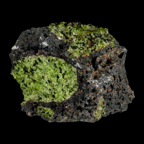 4.1" Natural Emerald Peridot And Chromium Crystals Minerals On Volcanic Rock Gila, AZ - Fossil Age Minerals