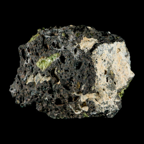 4.1" Natural Emerald Peridot And Chromium Crystals Minerals On Volcanic Rock Gila, AZ - Fossil Age Minerals