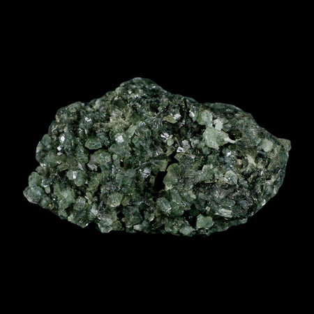 3.8" Rough Dark Green Prehnite Crystal Mineral Specimen Location Imilchil, Morocco