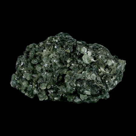 3.8" Rough Dark Green Prehnite Crystal Mineral Specimen Location Imilchil, Morocco