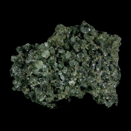 3.9" Rough Dark Green Prehnite Crystal Mineral Specimen Location Imilchil, Morocco