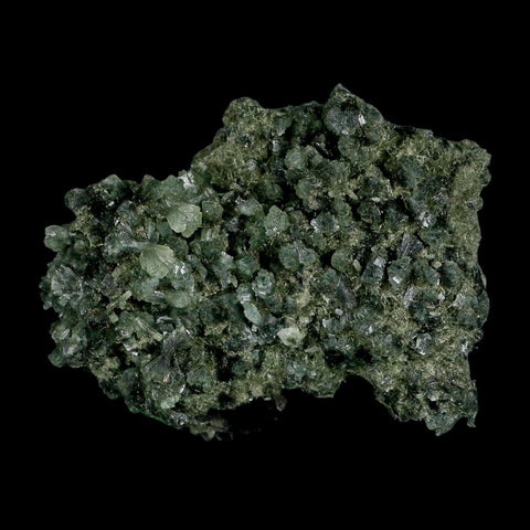 3.9" Rough Dark Green Prehnite Crystal Mineral Specimen Location Imilchil, Morocco - Fossil Age Minerals