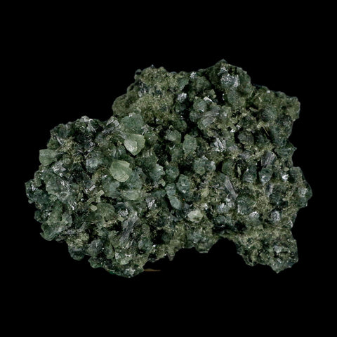 3.9" Rough Dark Green Prehnite Crystal Mineral Specimen Location Imilchil, Morocco - Fossil Age Minerals
