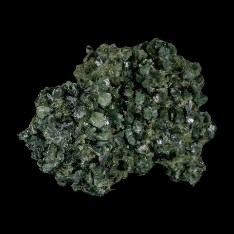 3.9" Rough Dark Green Prehnite Crystal Mineral Specimen Location Imilchil, Morocco - Fossil Age Minerals