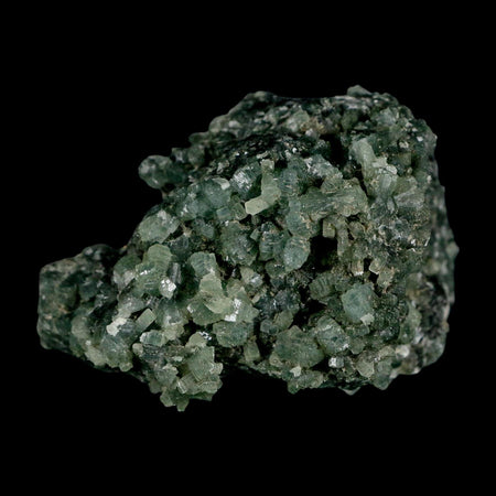 2.7" Rough Dark Green Prehnite Crystal Mineral Specimen Location Imilchil, Morocco