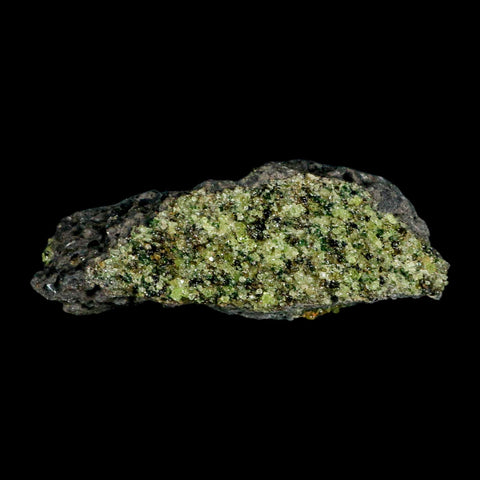 3.7" Natural Emerald Peridot And Chromium Crystals Minerals On Volcanic Rock Gila, AZ - Fossil Age Minerals