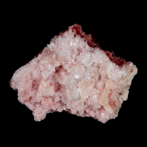 4.8" Quality Deep Pink Halite Salt Crystals Cluster Mineral Trona, CA Searles Lake - Fossil Age Minerals