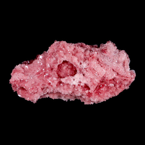 7.5" Quality Deep Pink Halite Salt Crystals Cluster Mineral Trona, CA Searles Lake Stand - Fossil Age Minerals