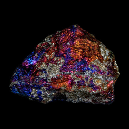 2.2" Chalcopyrite Bornite Brilliant Multicolored Peacock Ore Chihuahua Mexico
