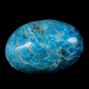 2.3" Natural Polished Blue Apatite Palm Stone Crystal Mineral Specimen Madagascar