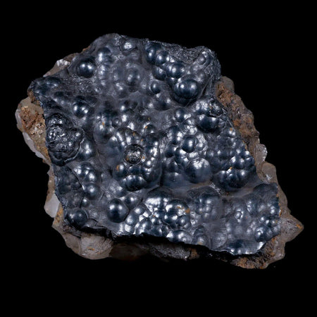 3.1" Hematite Botryoidal Kidney Ore Rock Mineral Crystal Irhoud Mine, Morocco