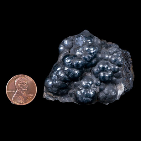 2.1 Hematite Botryoidal Kidney Ore Rock Mineral Specimen Irhoud Mine, Morocco
