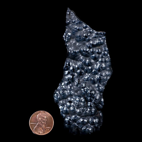 3.8 Hematite Botryoidal Kidney Ore Rock Mineral Specimen Irhoud Mine, Morocco - Fossil Age Minerals
