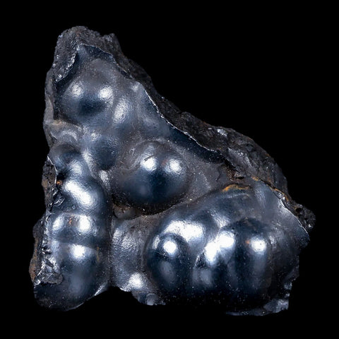 2 Hematite Botryoidal Kidney Ore Rock Mineral Specimen Irhoud Mine, Morocco - Fossil Age Minerals