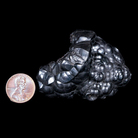 2.4 Hematite Botryoidal Kidney Ore Rock Mineral Specimen Irhoud Mine, Morocco - Fossil Age Minerals