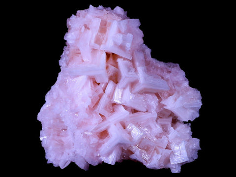 4.3" Quality Pink Halite Salt Crystals Cluster Mineral Trona, CA Searles Lake Stand - Fossil Age Minerals