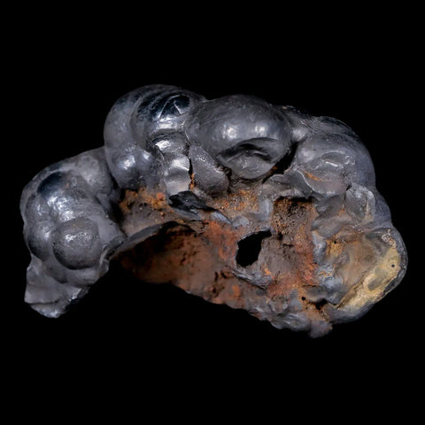 2.2" Hematite Botryoidal Kidney Ore Rock Mineral Specimen Irhoud Mine, Morocco - Fossil Age Minerals