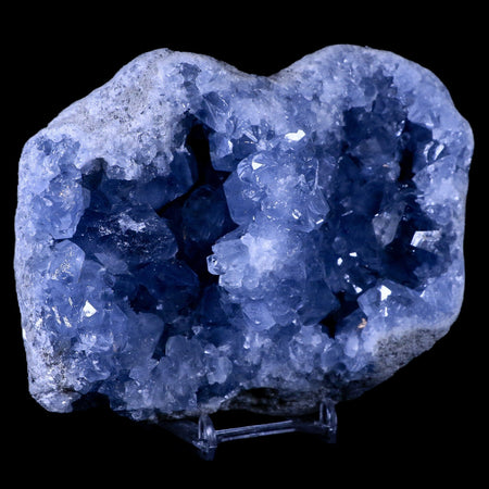 XL 5.3" Sky Blue Rough Celestite Crystal Druzy Cluster Geode 3 LB 15.9 OZ Celestine