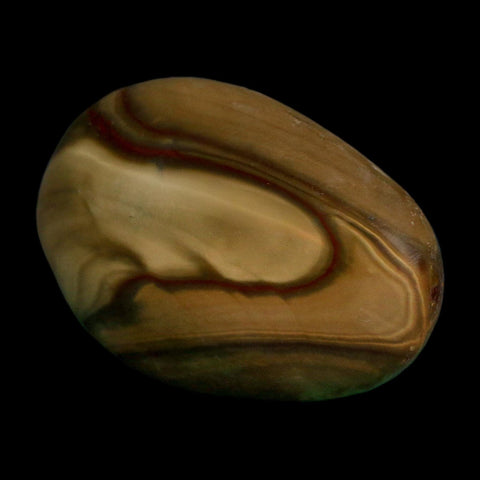 2.3" Polychrome Jasper Natural Polished Mineral Palm Stone Madagascar
