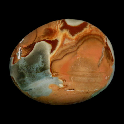 2.3" Polychrome Jasper Natural Polished Mineral Palm Stone Madagascar