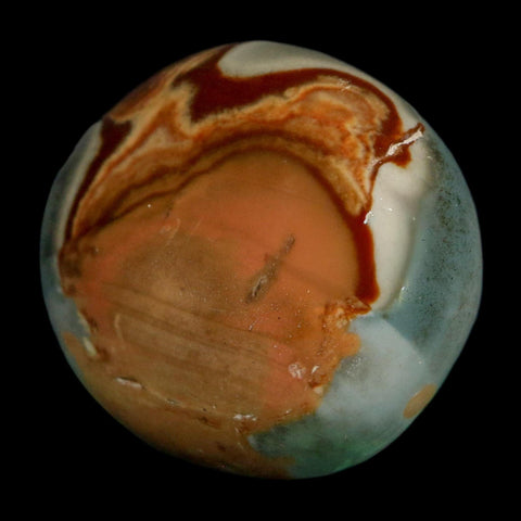 2.3" Polychrome Jasper Natural Polished Mineral Palm Stone Madagascar