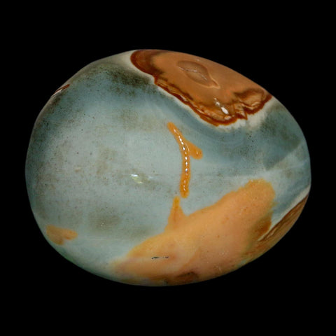 2.3" Polychrome Jasper Natural Polished Mineral Palm Stone Madagascar