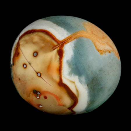 1.9" Polychrome Jasper Natural Polished Mineral Palm Stone Madagascar