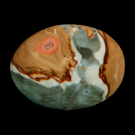 2" Polychrome Jasper Natural Polished Mineral Palm Stone Madagascar