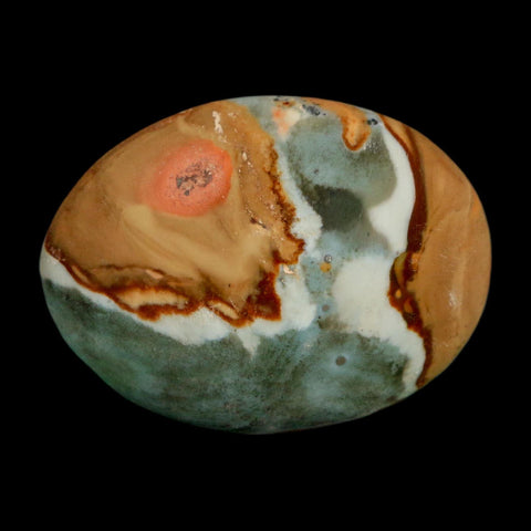 2" Polychrome Jasper Natural Polished Mineral Palm Stone Madagascar