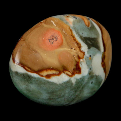 2" Polychrome Jasper Natural Polished Mineral Palm Stone Madagascar