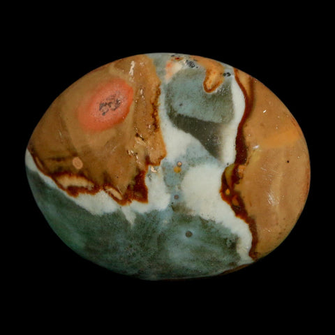 2" Polychrome Jasper Natural Polished Mineral Palm Stone Madagascar
