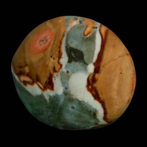 2" Polychrome Jasper Natural Polished Mineral Palm Stone Madagascar