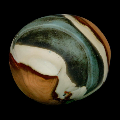2.5" Polychrome Jasper Natural Polished Mineral Palm Stone Madagascar
