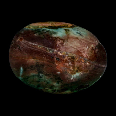2.3" Polychrome Jasper Natural Polished Mineral Palm Stone Madagascar
