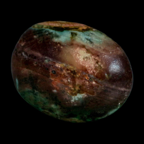 2.3" Polychrome Jasper Natural Polished Mineral Palm Stone Madagascar