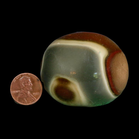 2" Polychrome Jasper Natural Polished Mineral Palm Stone Madagascar