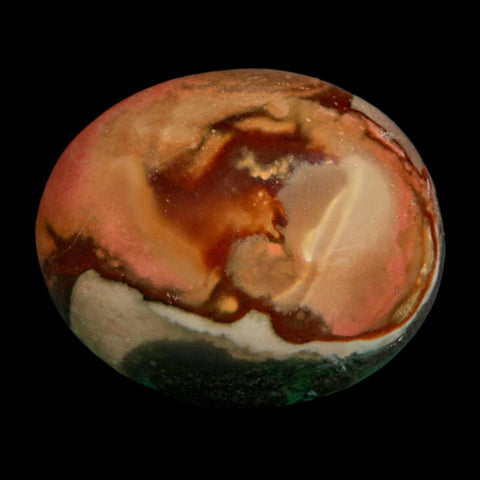 2.4" Polychrome Jasper Natural Polished Mineral Palm Stone Madagascar