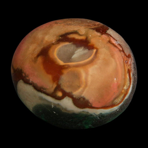 2.4" Polychrome Jasper Natural Polished Mineral Palm Stone Madagascar
