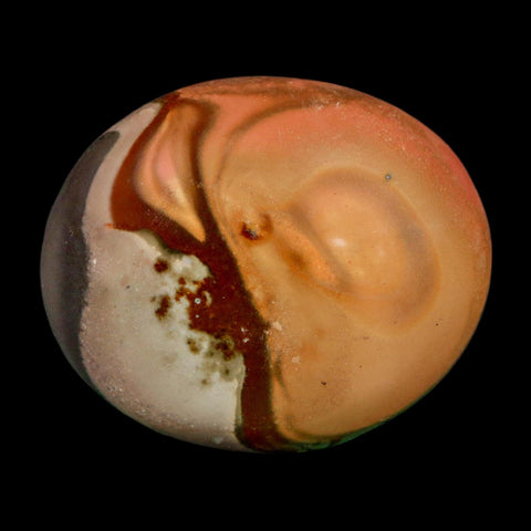 2.4" Polychrome Jasper Natural Polished Mineral Palm Stone Madagascar