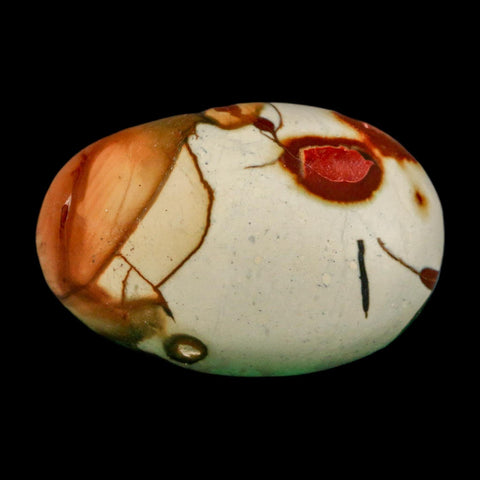 2.1" Polychrome Jasper Natural Polished Mineral Palm Stone Madagascar