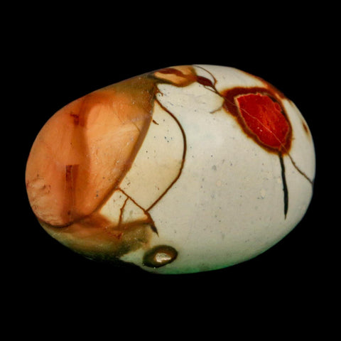 2.1" Polychrome Jasper Natural Polished Mineral Palm Stone Madagascar