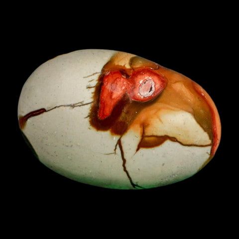 2.1" Polychrome Jasper Natural Polished Mineral Palm Stone Madagascar