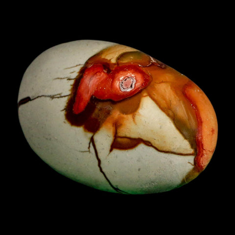 2.1" Polychrome Jasper Natural Polished Mineral Palm Stone Madagascar