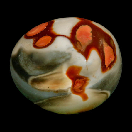 2.1" Polychrome Jasper Natural Polished Mineral Palm Stone Madagascar