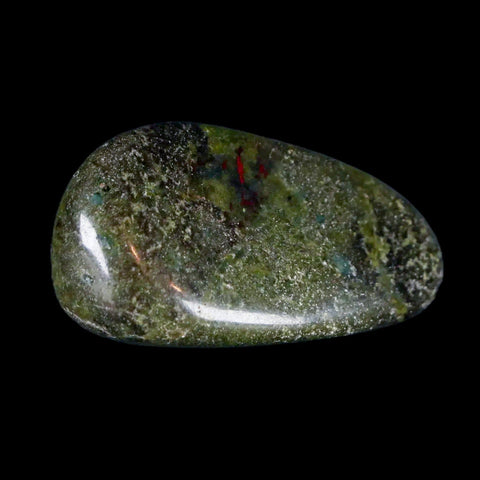 1.3" Polished Natural Dragon Blood Jasper Mineral Stone Western Australia - Fossil Age Minerals