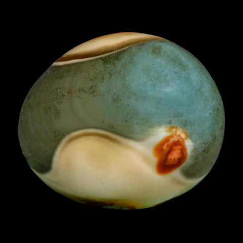 2.1" Polychrome Jasper Natural Polished Mineral Palm Stone Madagascar