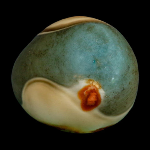 2.1" Polychrome Jasper Natural Polished Mineral Palm Stone Madagascar