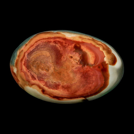 2.6" Polychrome Jasper Natural Polished Mineral Palm Stone Madagascar